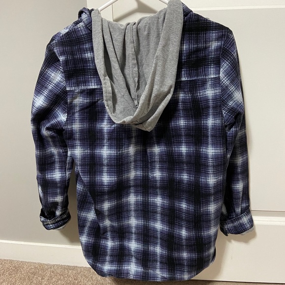 RVCA Plaid Hooded Jacket - Picture 4 of 4